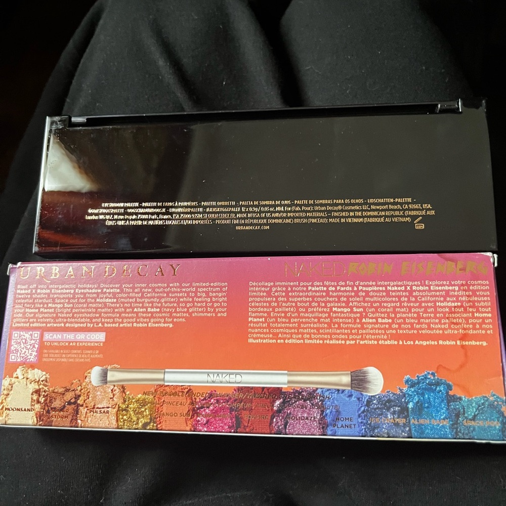Urban Decay Eyeshadow Palette — Peach, Gold, Coral, Blue, Purple Shades - Picture 10 of 16